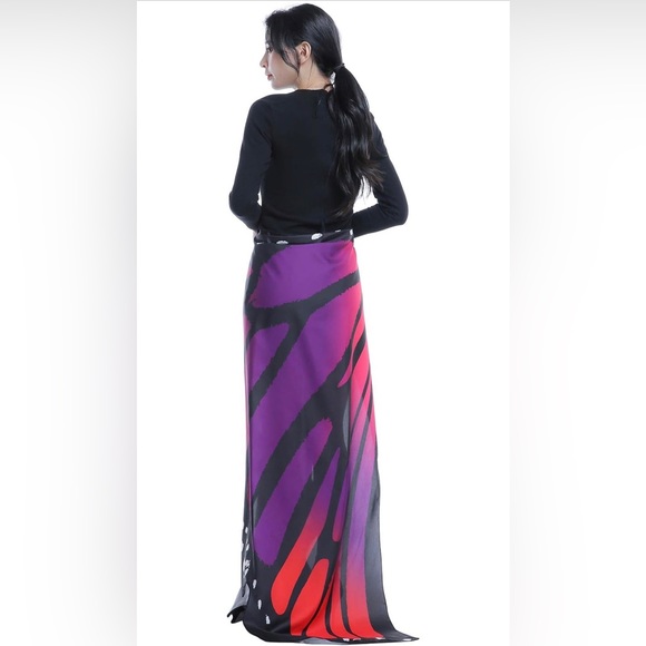 Brand New Halloween Costume Large Butterfly Wings Shawl Fairy Ladies Cape - Picture 5 of 8